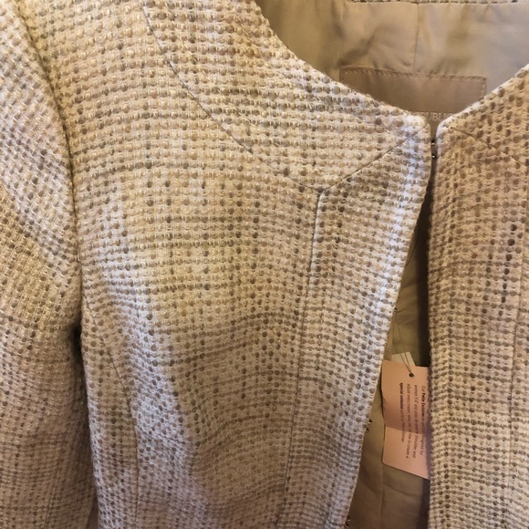 Banana Republic Cream Tweet Jacket - Picture 3 of 4